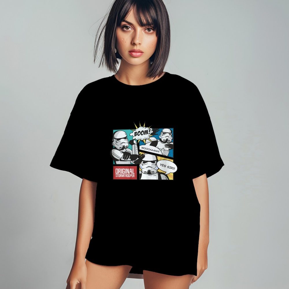 T-shirt oversize coton bio Femme Original Stormtrooper avec un design de Original Stormtrooper Boom!