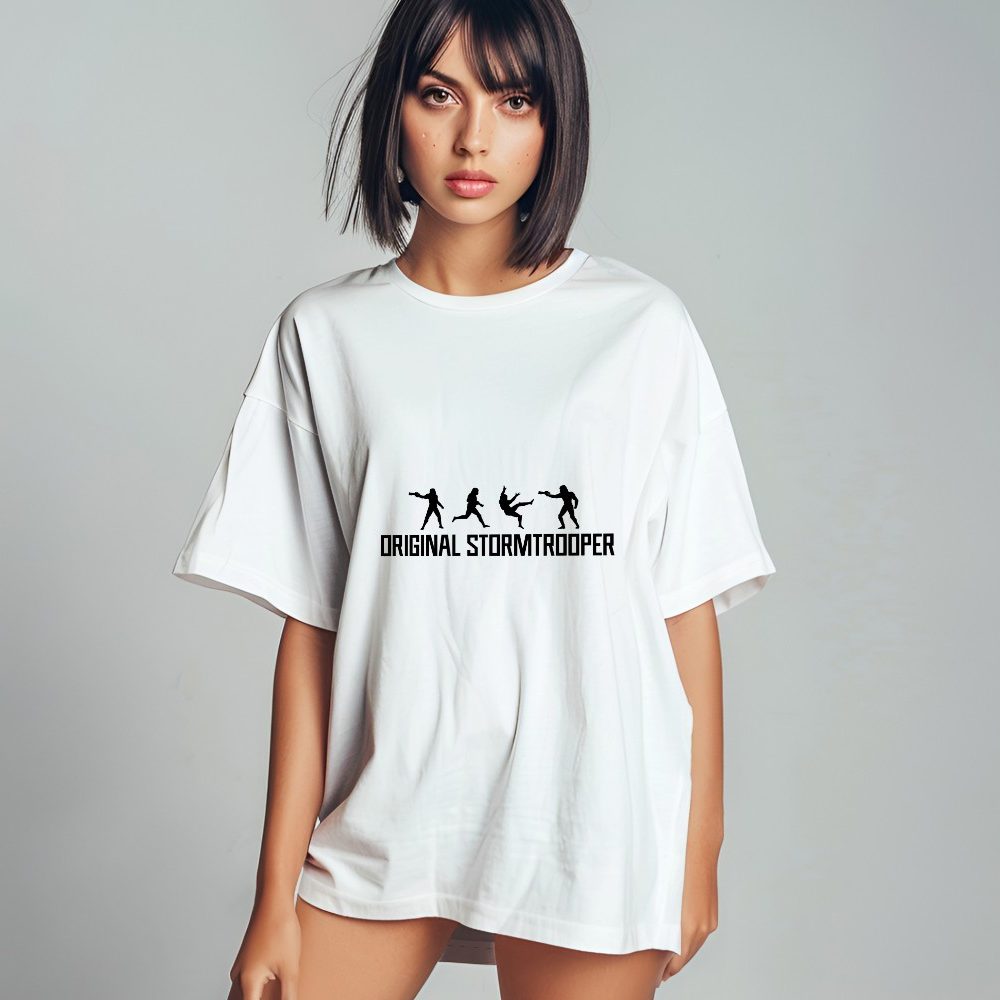 T-shirt oversize coton bio Femme Original Stormtrooper avec un design de Original Stormtrooper Mouvements