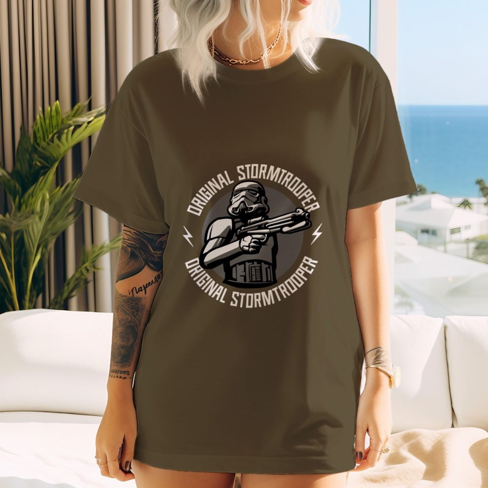 T-shirt oversize coton bio Femme Original Stormtrooper avec un design de Original Stormtrooper Circle