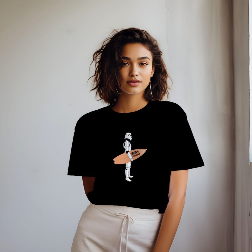 T-shirt oversize coton bio Femme Original Stormtrooper avec un design de Original Stormtrooper Surf