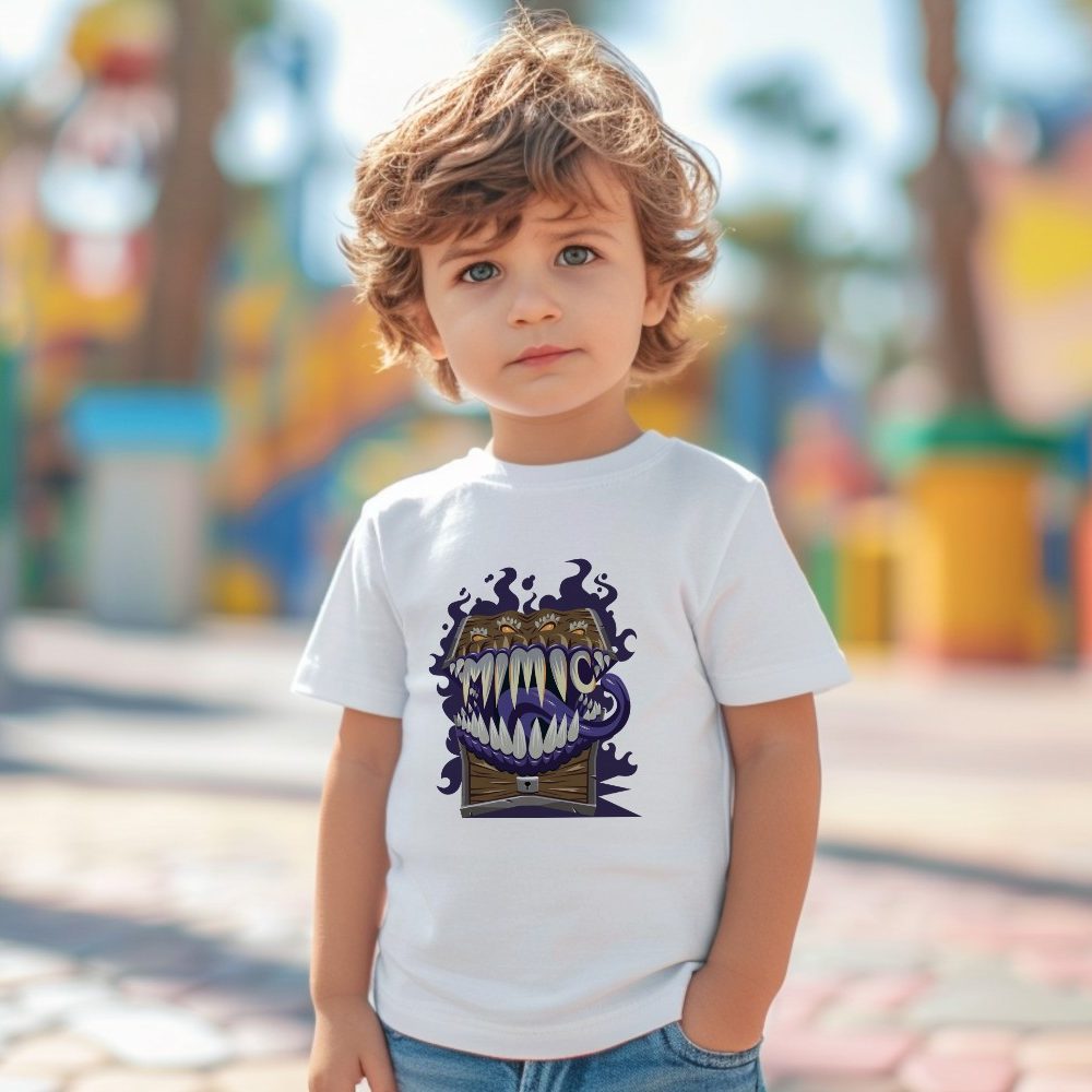 T-shirt coton bio Bébé Dungeons & Dragons avec un design de D&D Nemesis