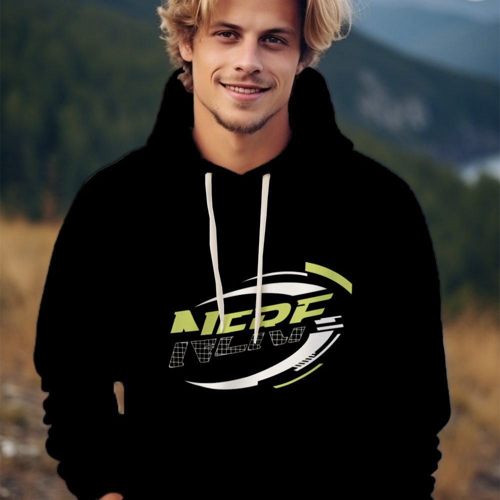 Sweat-shirt à capuche Homme Nerf avec un design de Nerf Citrus Logo