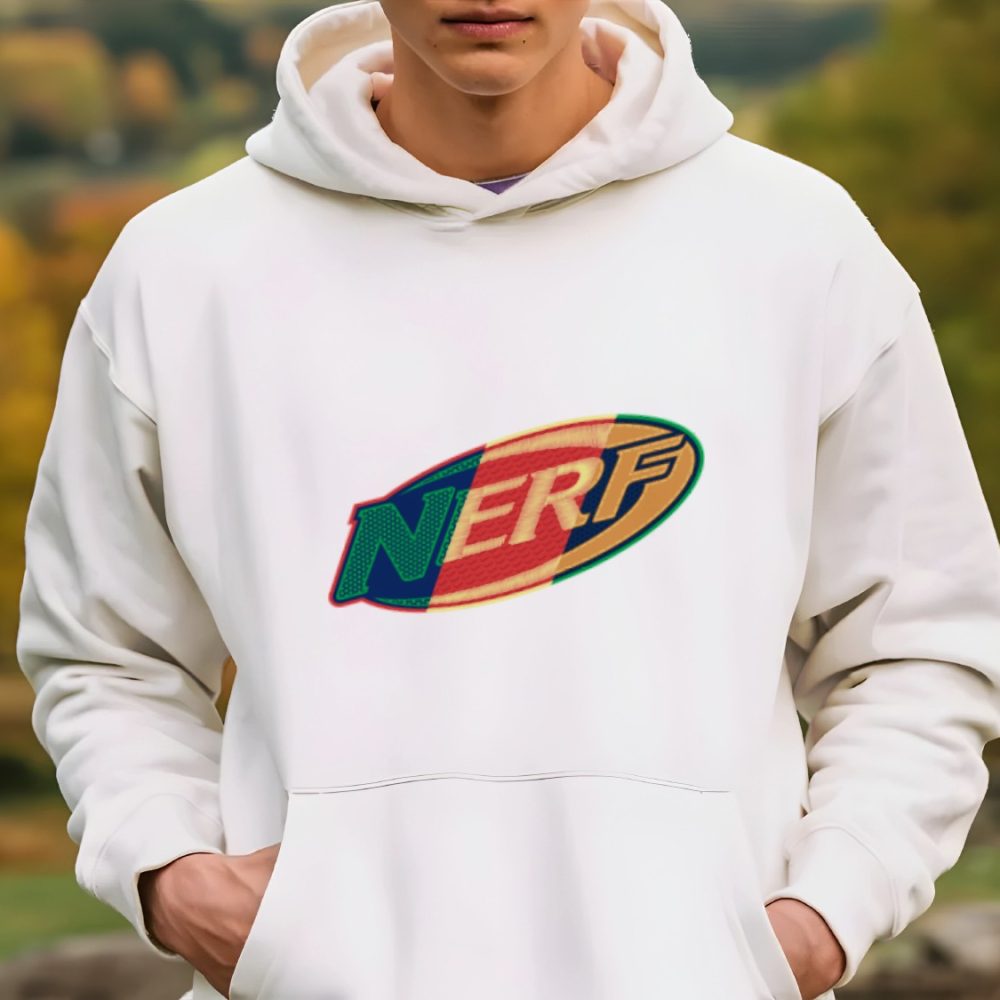 Sweat-shirt à capuche Homme Nerf avec un design de Nerf Couture