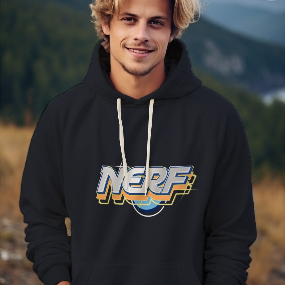 Sweat-shirt à capuche Homme Nerf avec un design de Nerf Métal