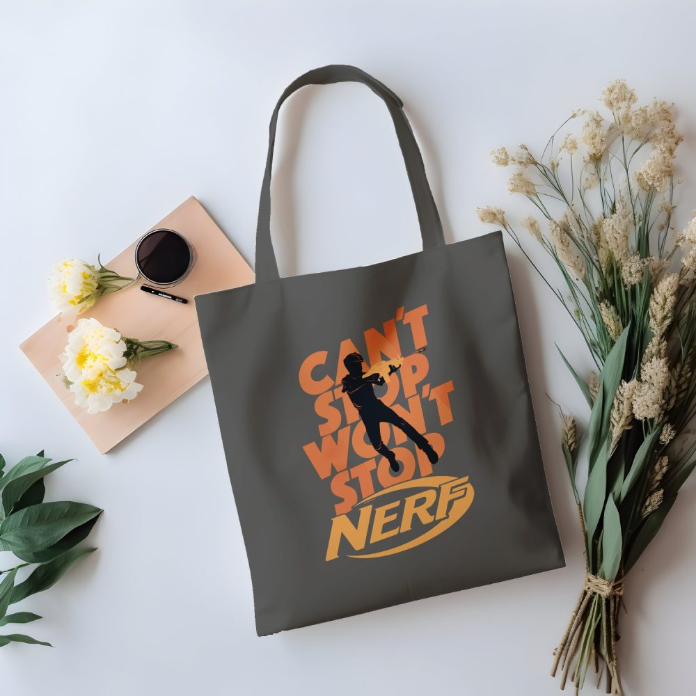Tote bag coton bio Nerf avec un design de Nerf Can't Stop Won't Stop