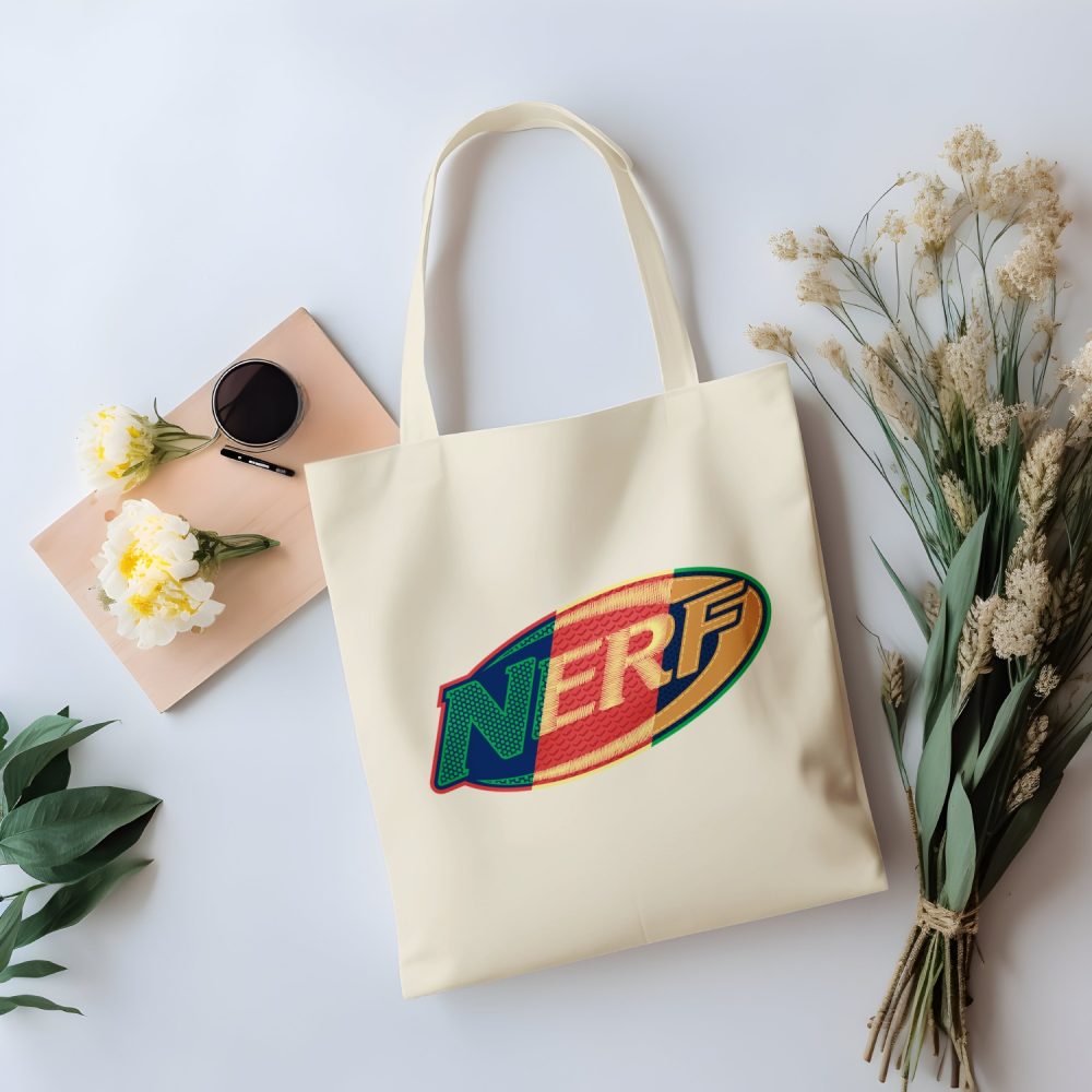 Tote bag coton bio Nerf avec un design de Nerf Couture