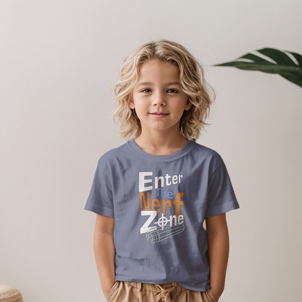T-shirt Enfant Nerf avec un design de Nerf Enter The Nerf Zone