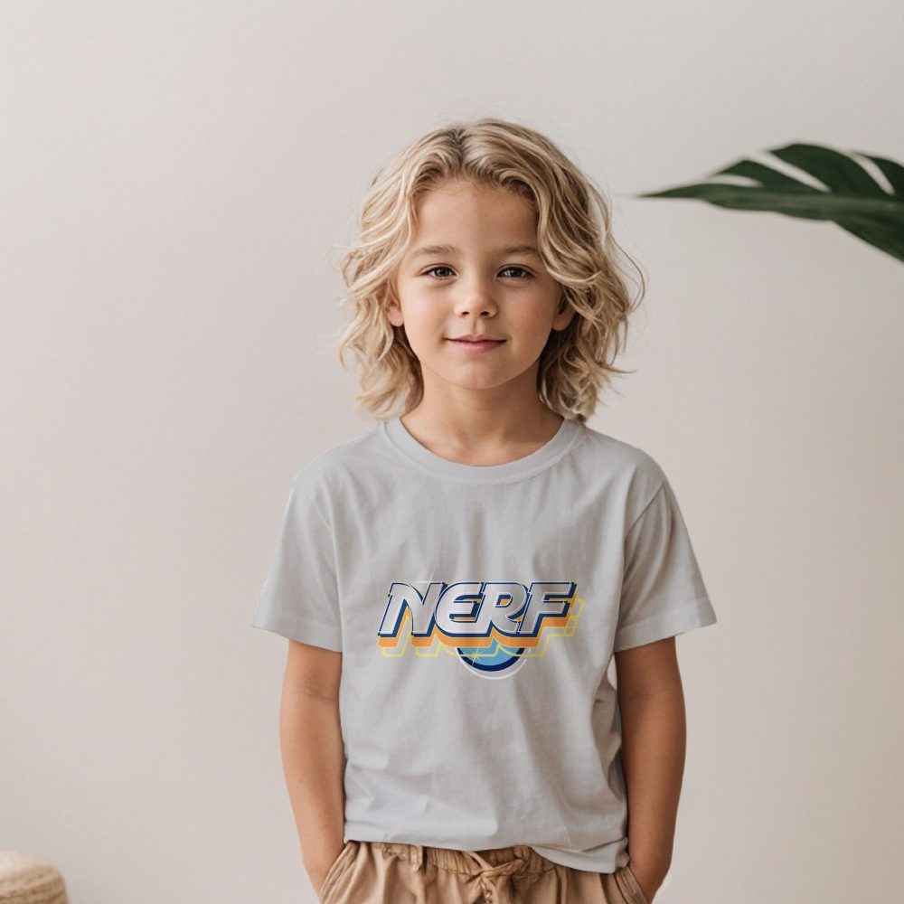 T-shirt Enfant Nerf avec un design de Nerf Métal