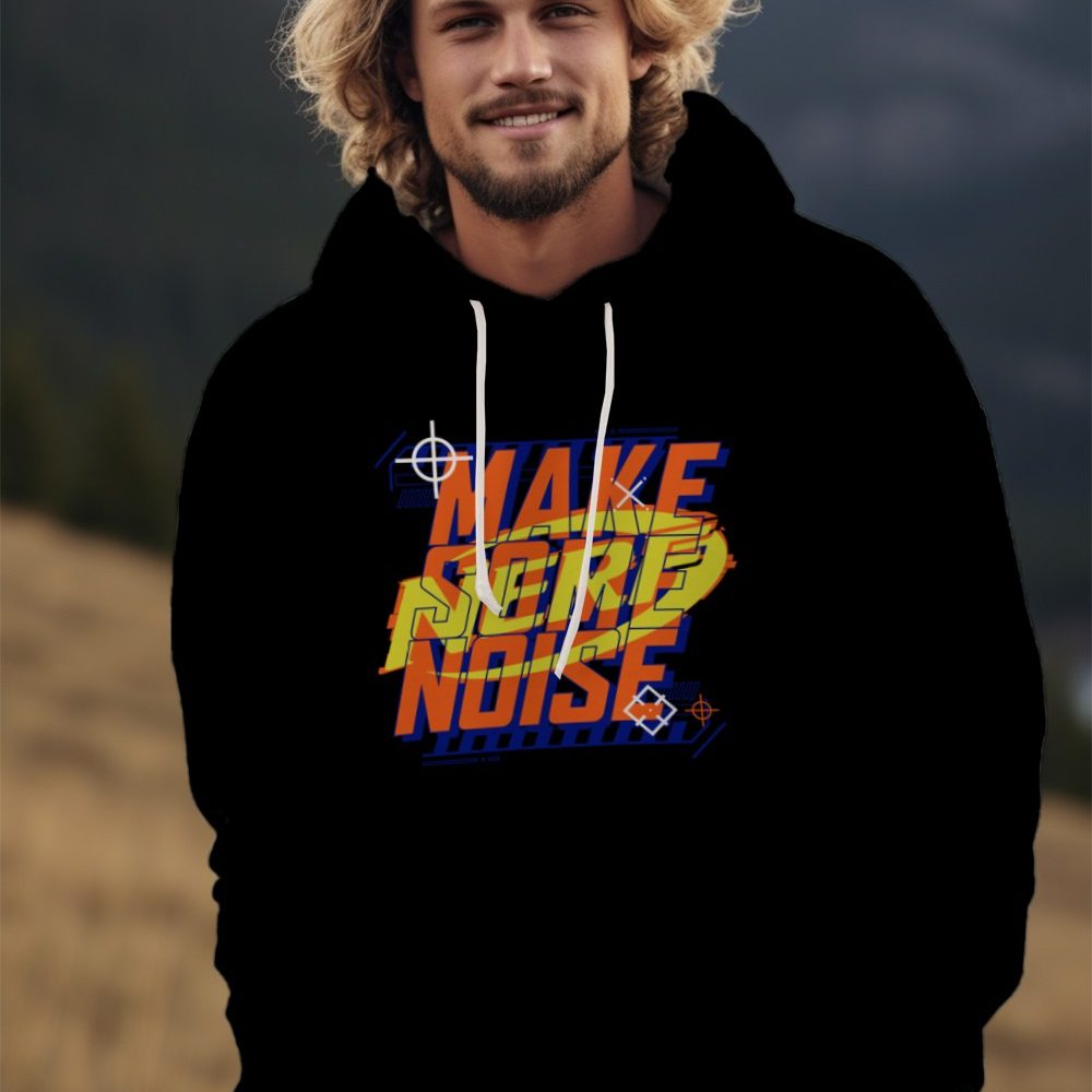 Sweat-shirt à capuche Homme Nerf avec un design de Nerf Make Some Noise