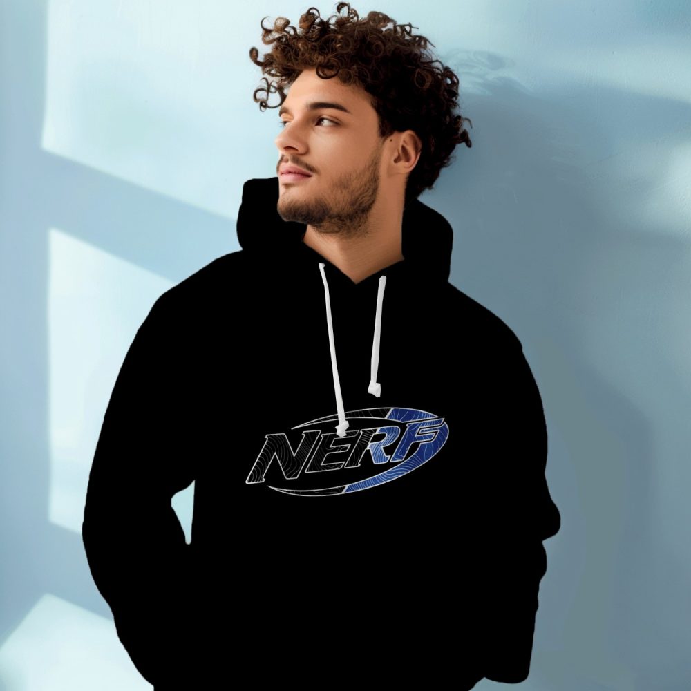 Sweat-shirt à capuche Homme Nerf avec un design de Nerf Wave Logo