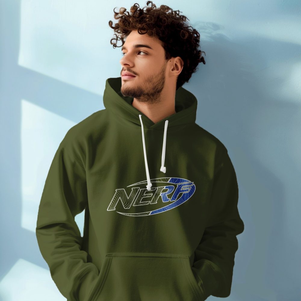 Sweat-shirt à capuche Homme Nerf avec un design de Nerf Wave Logo