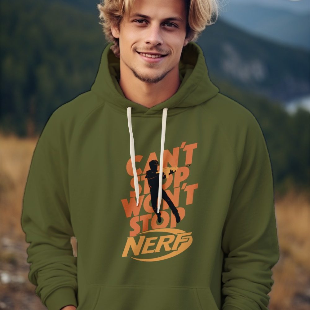 Sweat-shirt à capuche Homme Nerf avec un design de Nerf Can't Stop Won't Stop