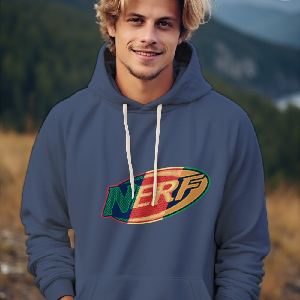 Sweat-shirt à capuche Homme Nerf avec un design de Nerf Couture