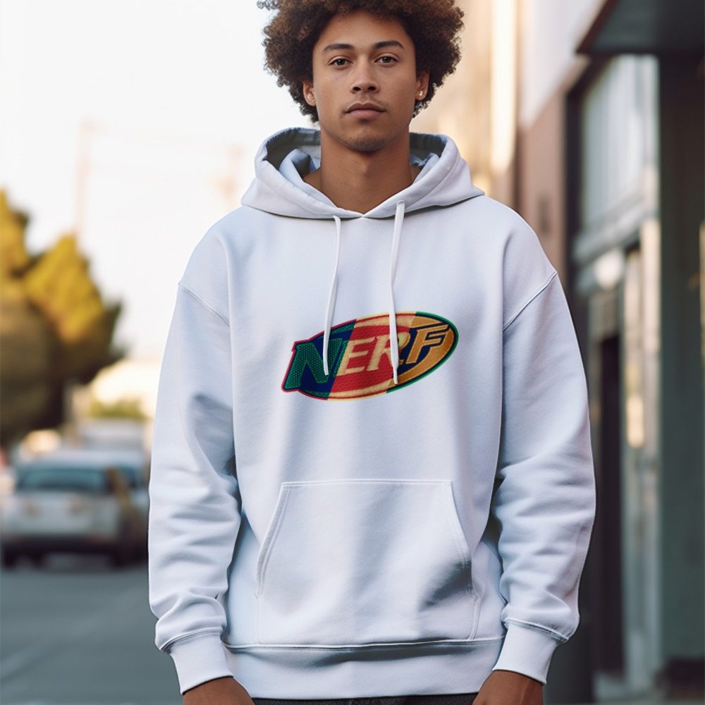 Sweat-shirt à capuche Homme Nerf avec un design de Nerf Couture