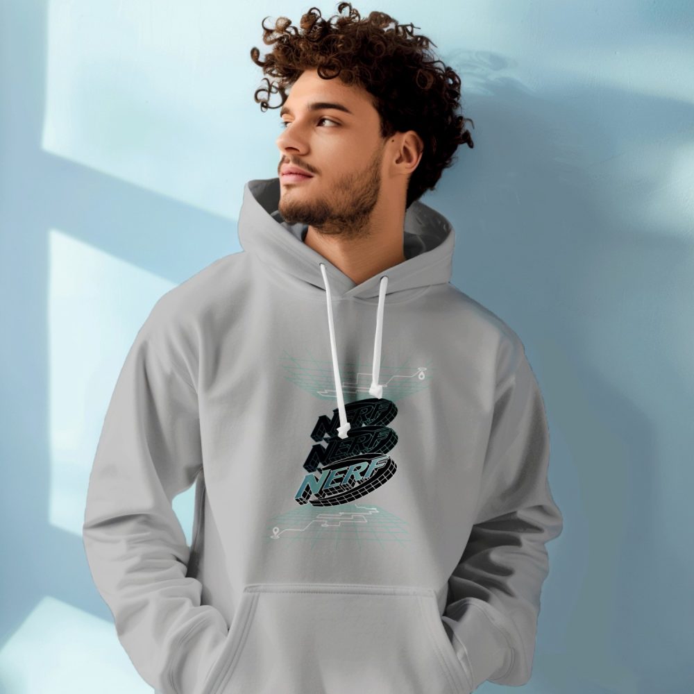 Sweat-shirt à capuche Homme Nerf avec un design de Nerf 3D