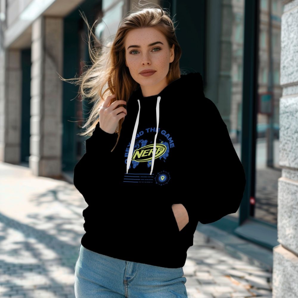 Sweat-shirt à capuche Femme Nerf avec un design de Nerf Go Beyond The Game