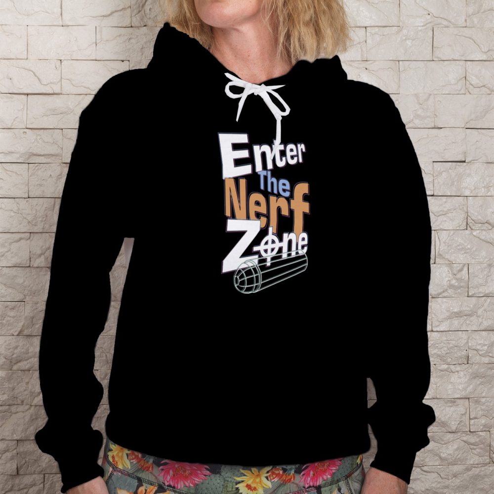 Sweat-shirt à capuche Femme Nerf avec un design de Nerf Enter The Nerf Zone