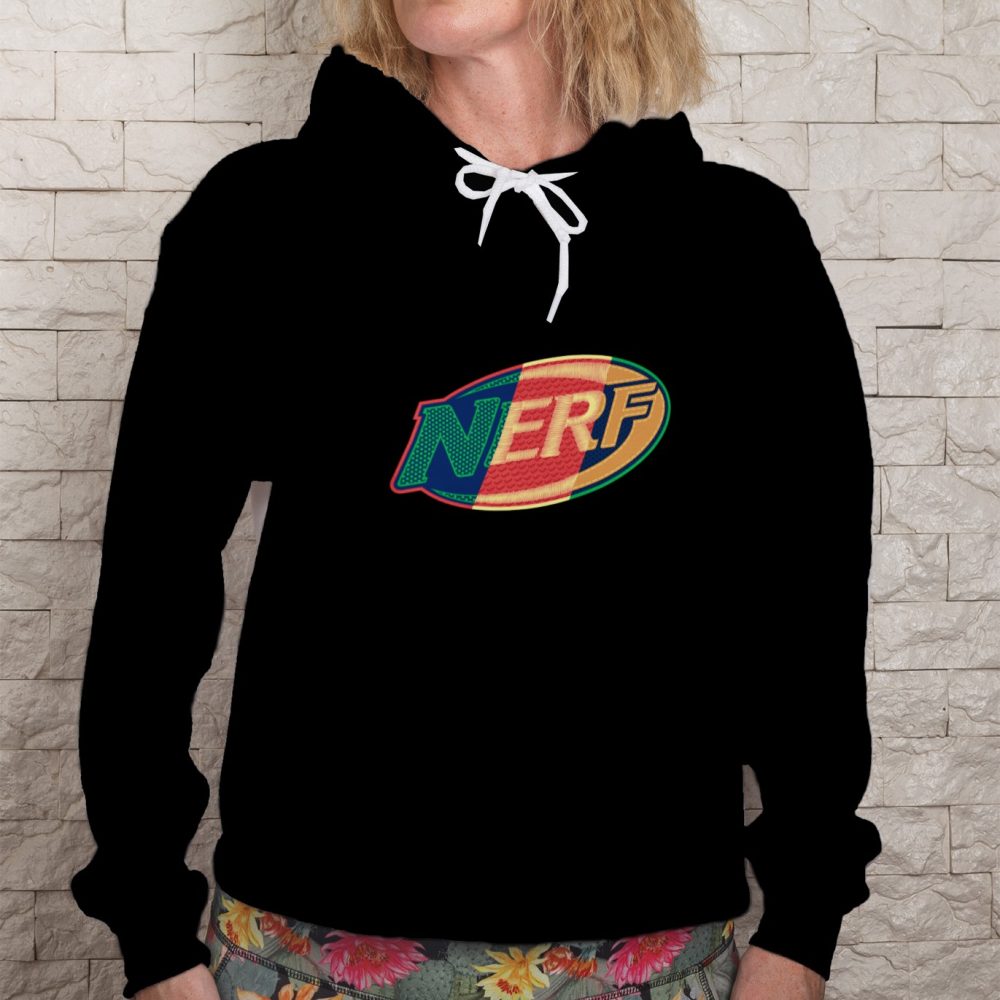 Sweat-shirt à capuche Femme Nerf avec un design de Nerf Couture