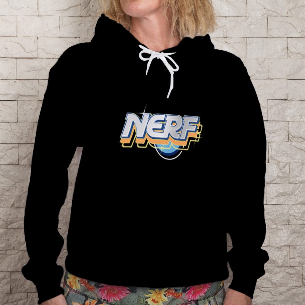 Sweat-shirt à capuche Femme Nerf avec un design de Nerf Métal