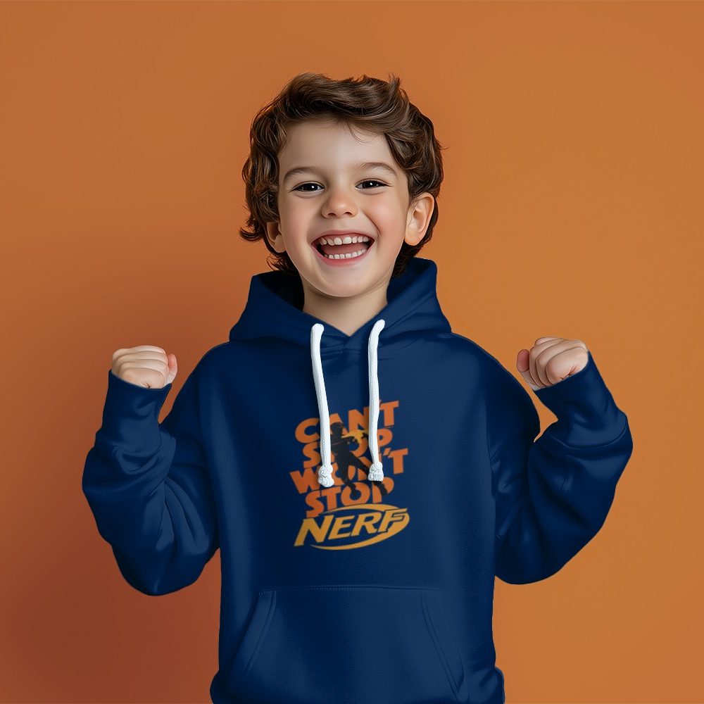 Pull à capuche Enfant Nerf avec un design de Nerf Can't Stop Won't Stop