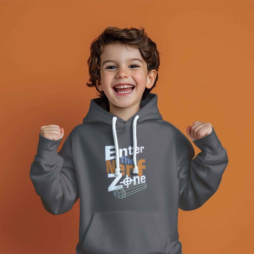 Pull à capuche Enfant Nerf avec un design de Nerf Enter The Nerf Zone
