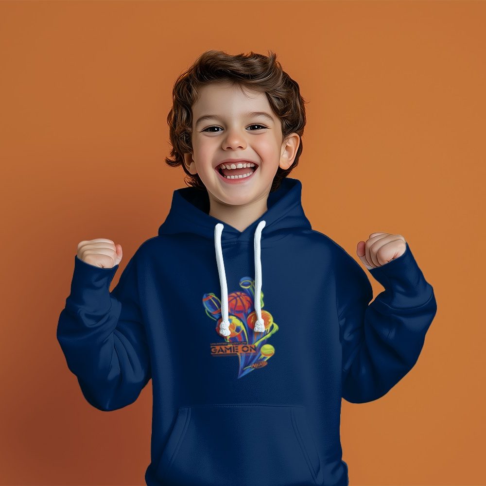 Pull à capuche Enfant Nerf avec un design de Nerf Game On