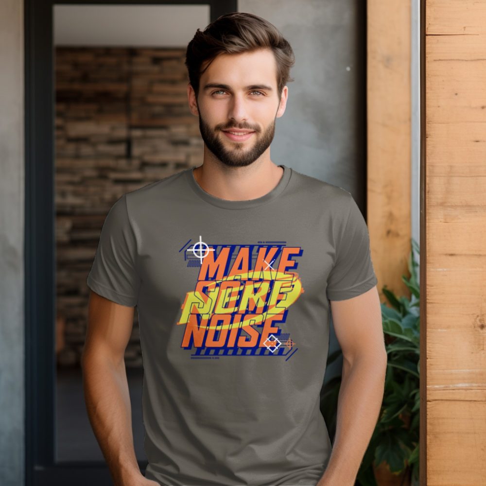 T-shirt Homme Nerf avec un design de Nerf Make Some Noise