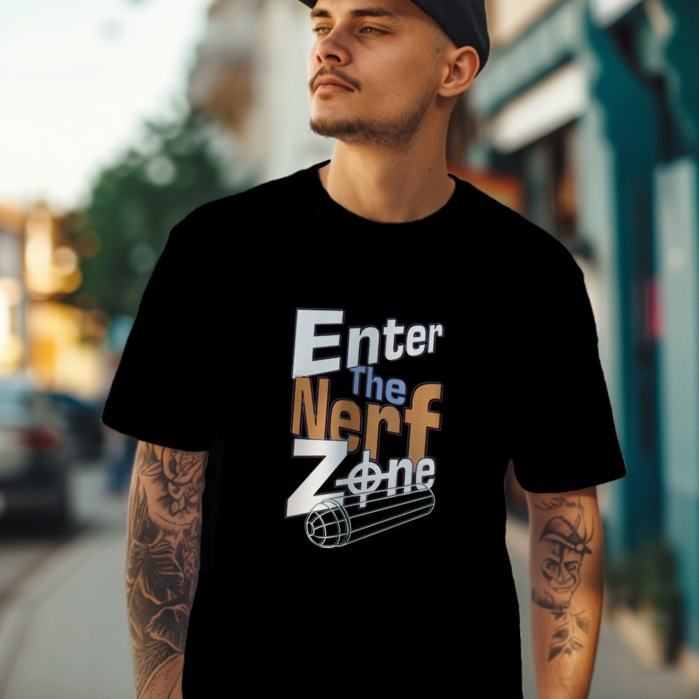 T-shirt Homme Nerf avec un design de Nerf Enter The Nerf Zone