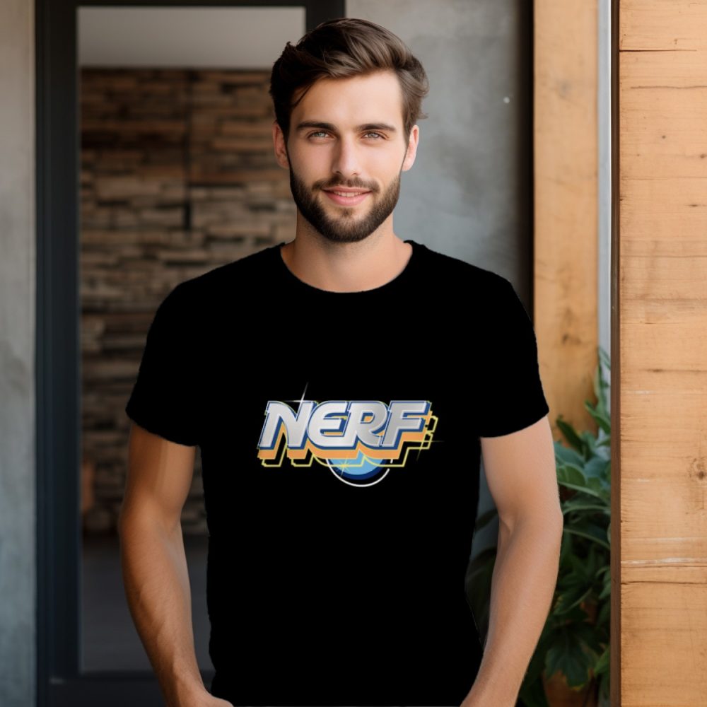 T-shirt Homme Nerf avec un design de Nerf Métal