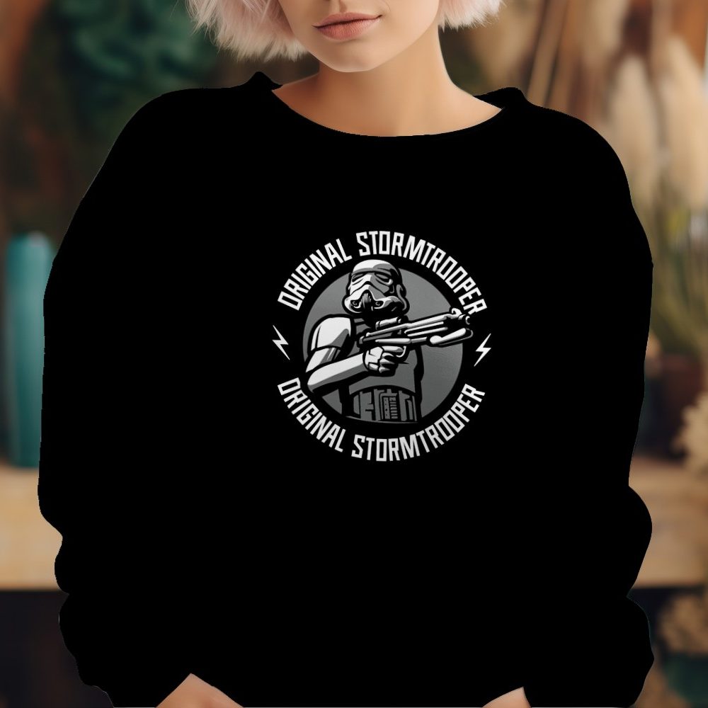 Sweat oversize coton bio Femme Original Stormtrooper avec un design de Original Stormtrooper Circle