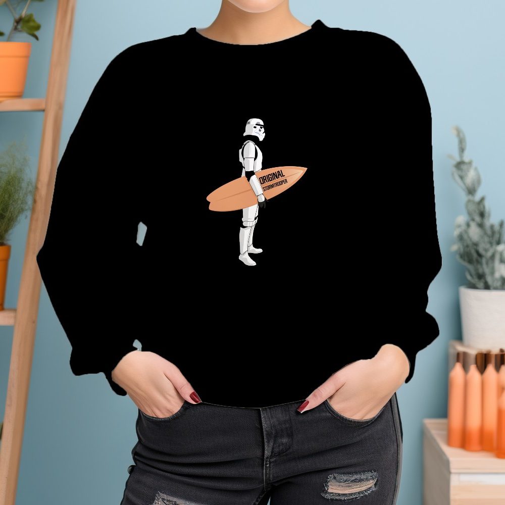 Sweat oversize coton bio Femme Original Stormtrooper avec un design de Original Stormtrooper Surf
