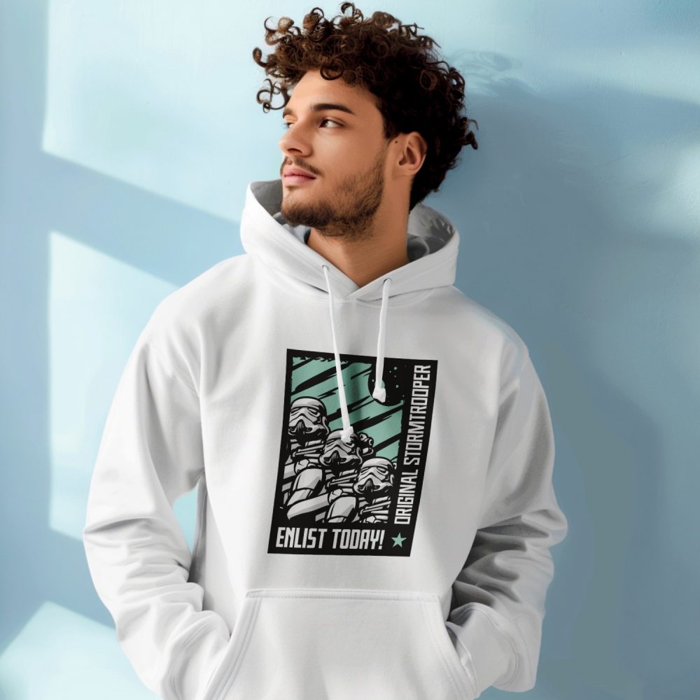 Sweat-shirt à capuche Homme Original Stormtrooper avec un design de Original Stormtrooper Enlist Today!