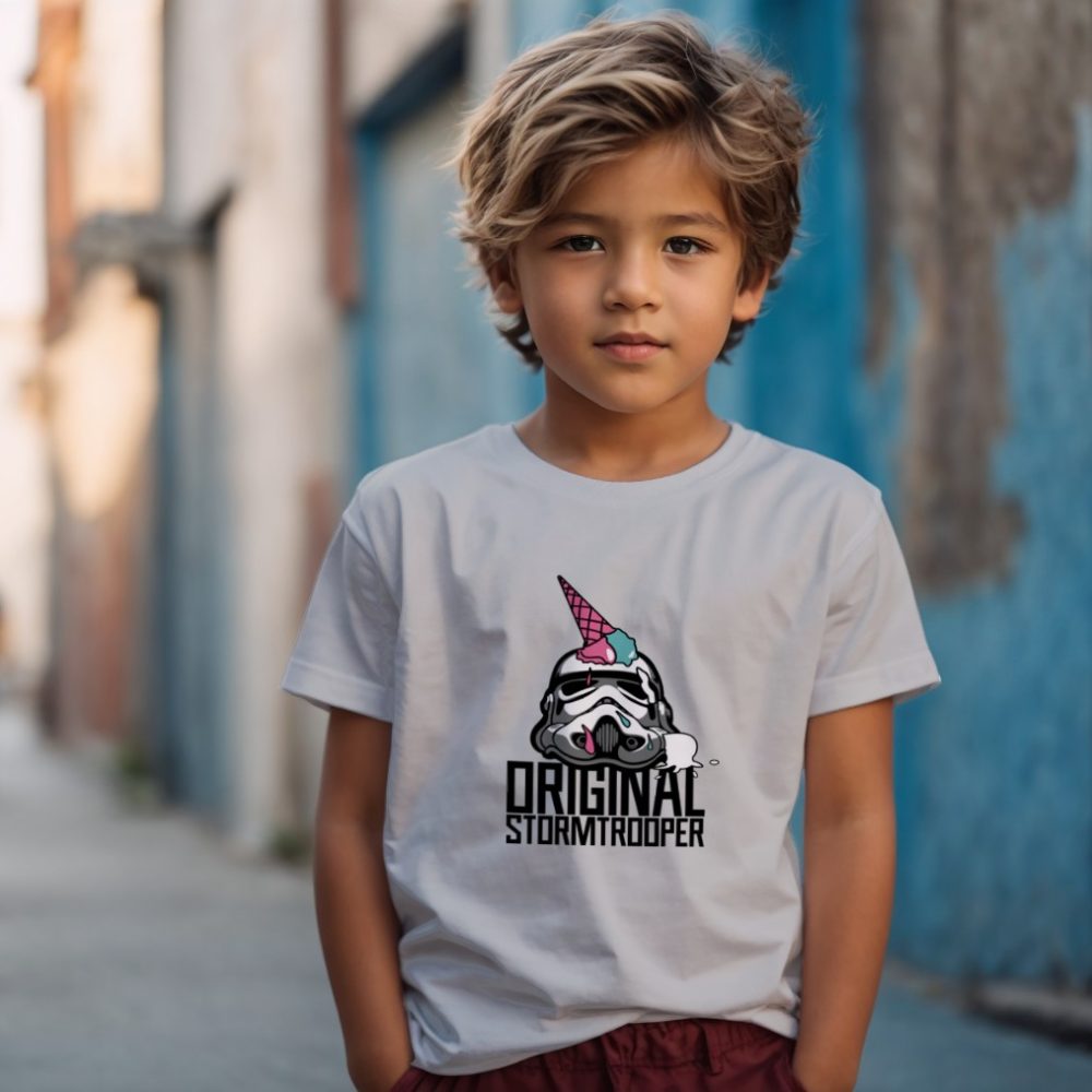 T-shirt Enfant Original Stormtrooper avec un design de Original Stormtrooper Ice Cream
