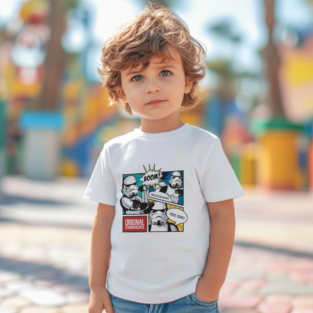 T-shirt coton bio Bébé Original Stormtrooper avec un design de Original Stormtrooper Boom!