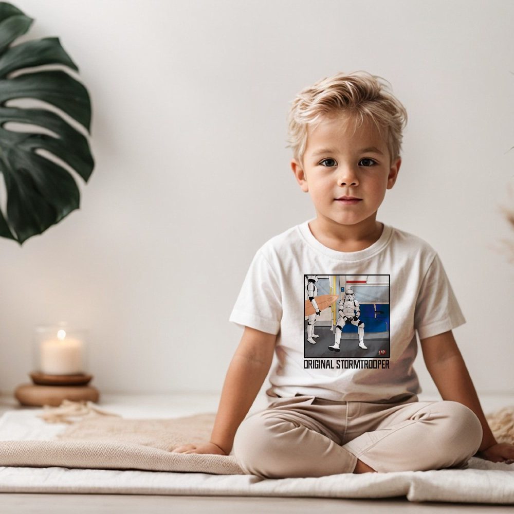 T-shirt coton bio Bébé Original Stormtrooper avec un design de Original Stormtrooper Transport