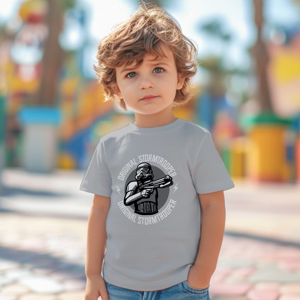 T-shirt coton bio Bébé Original Stormtrooper avec un design de Original Stormtrooper Circle
