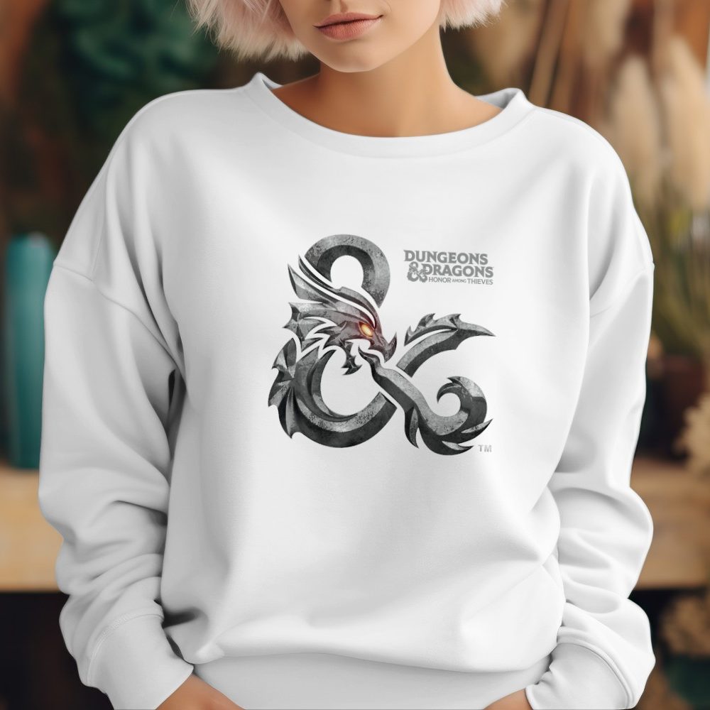 Sweat-shirt à capuche Femme Dungeons & Dragons avec un design de D&D Film Métal