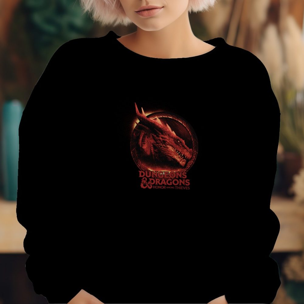 Sweat-shirt à capuche Femme Dungeons & Dragons avec un design de D&D Film Dragon