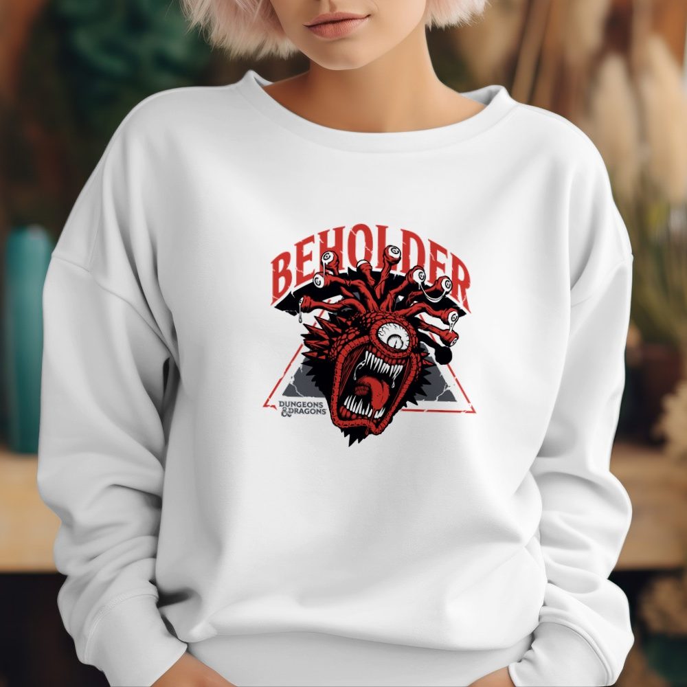 Sweat-shirt à capuche Femme Dungeons & Dragons avec un design de D&D Beholder