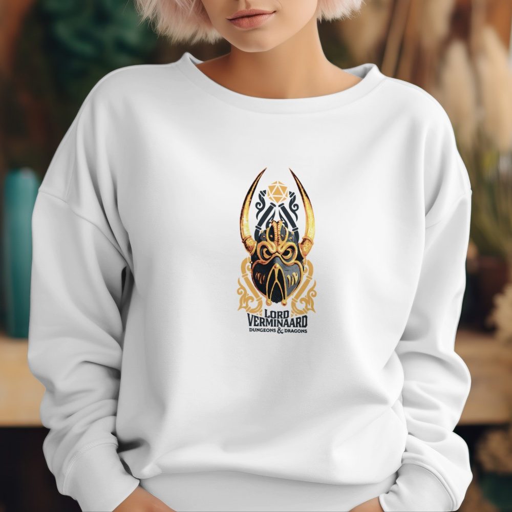 Sweat oversize coton bio Femme Dungeons & Dragons avec un design de D&D Lord Verminaard