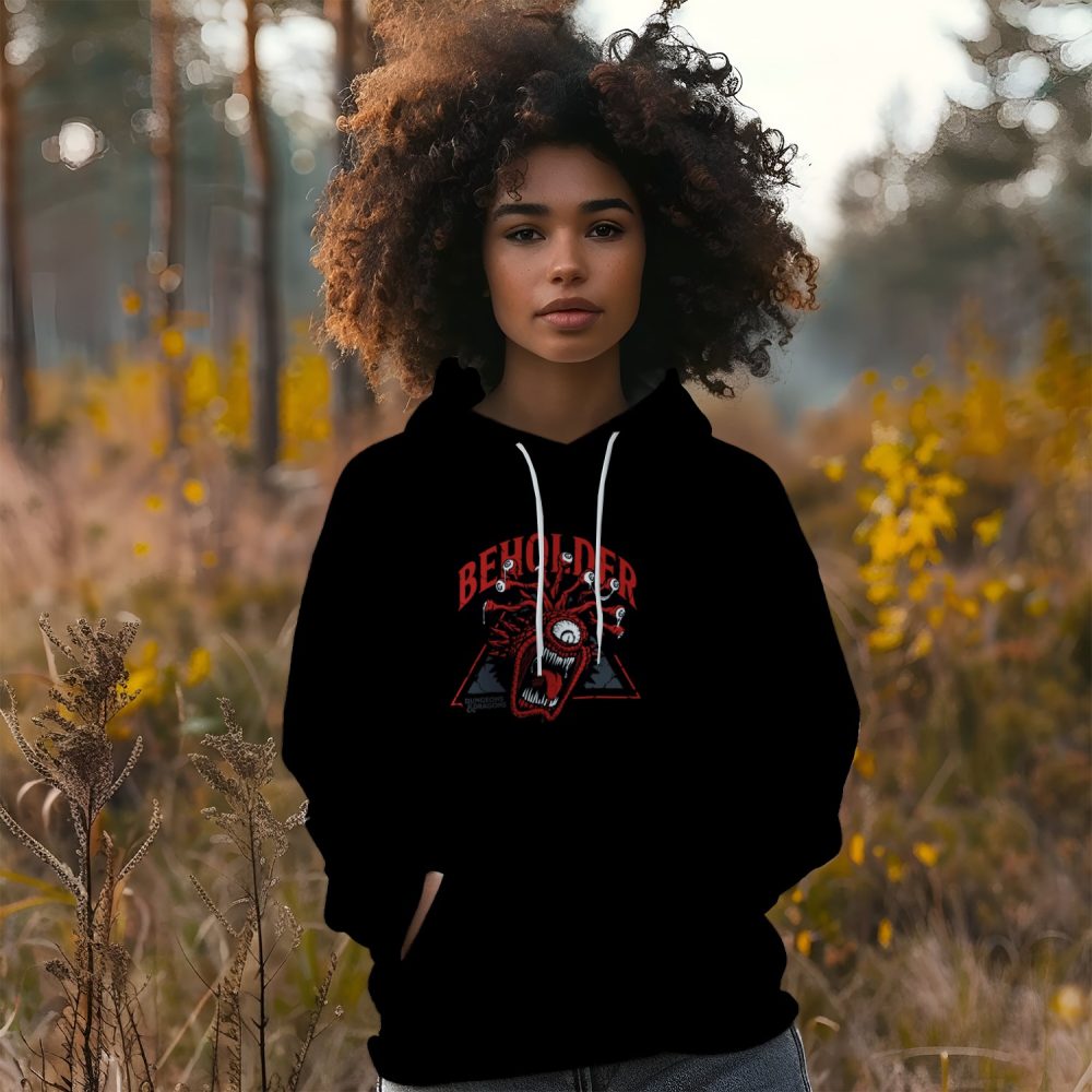 Sweat-shirt à capuche Femme Dungeons & Dragons avec un design de D&D Beholder