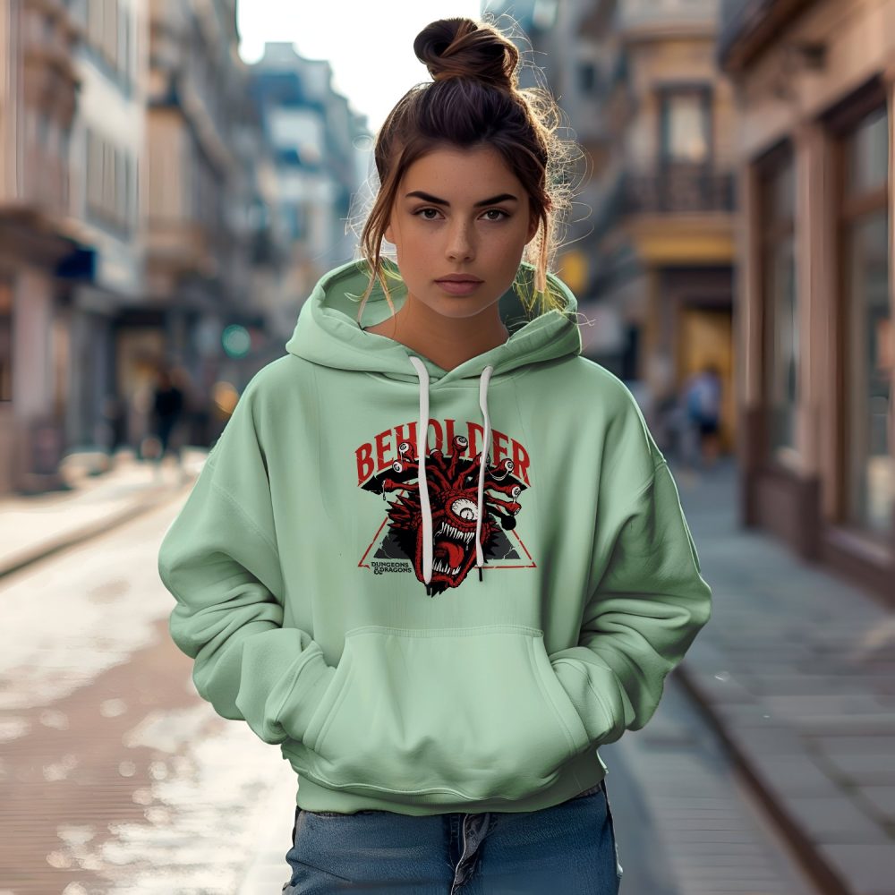 Sweat-shirt à capuche Femme Dungeons & Dragons avec un design de D&D Beholder