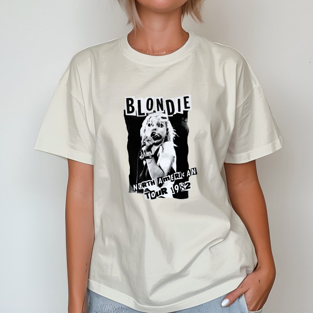 T-shirt oversize coton bio femme Femmes avec un design de Blondie 1982