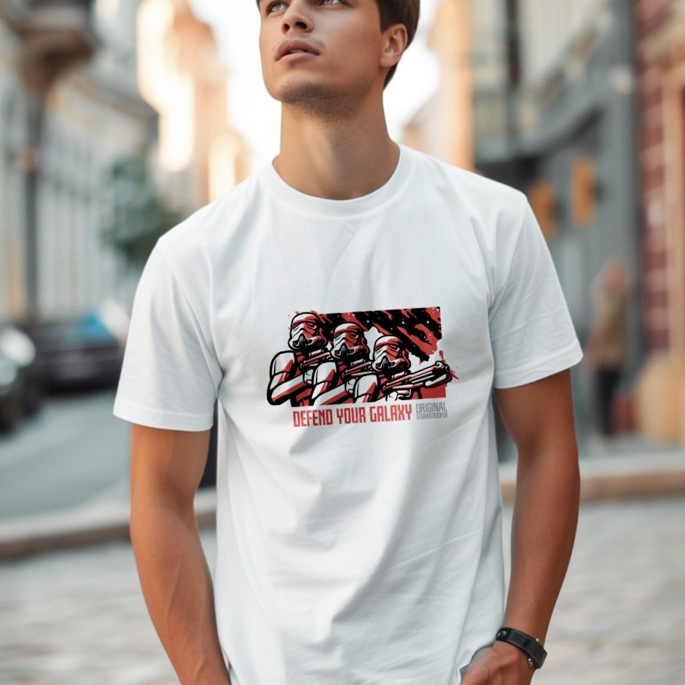 T-shirt Homme Original Stormtrooper avec un design de Original Stormtrooper Defend Your Galaxy