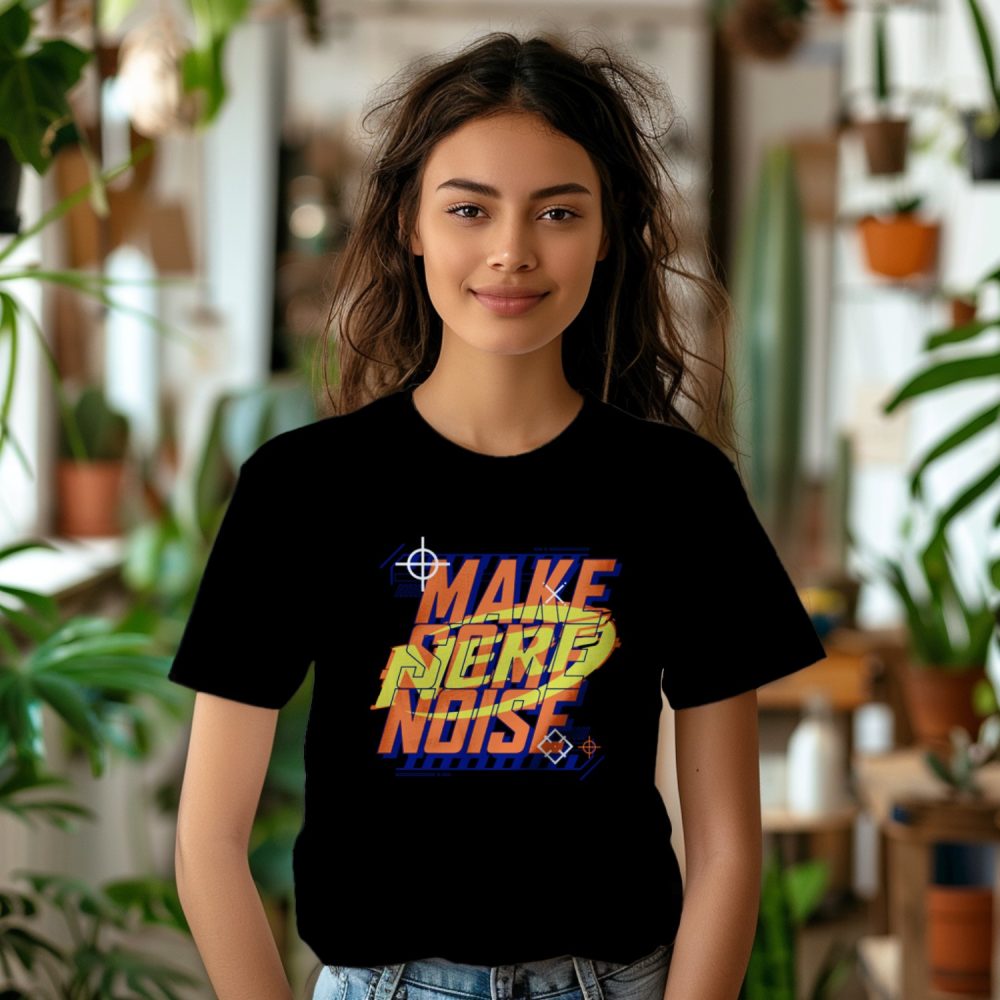 T-shirt Femme Nerf avec un design de Nerf Make Some Noise