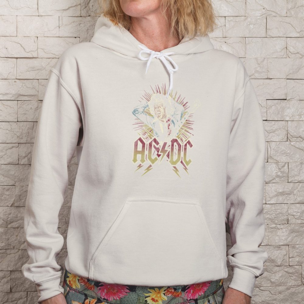 Sweat-shirt à capuche Femme ACDC avec un design de ACDC