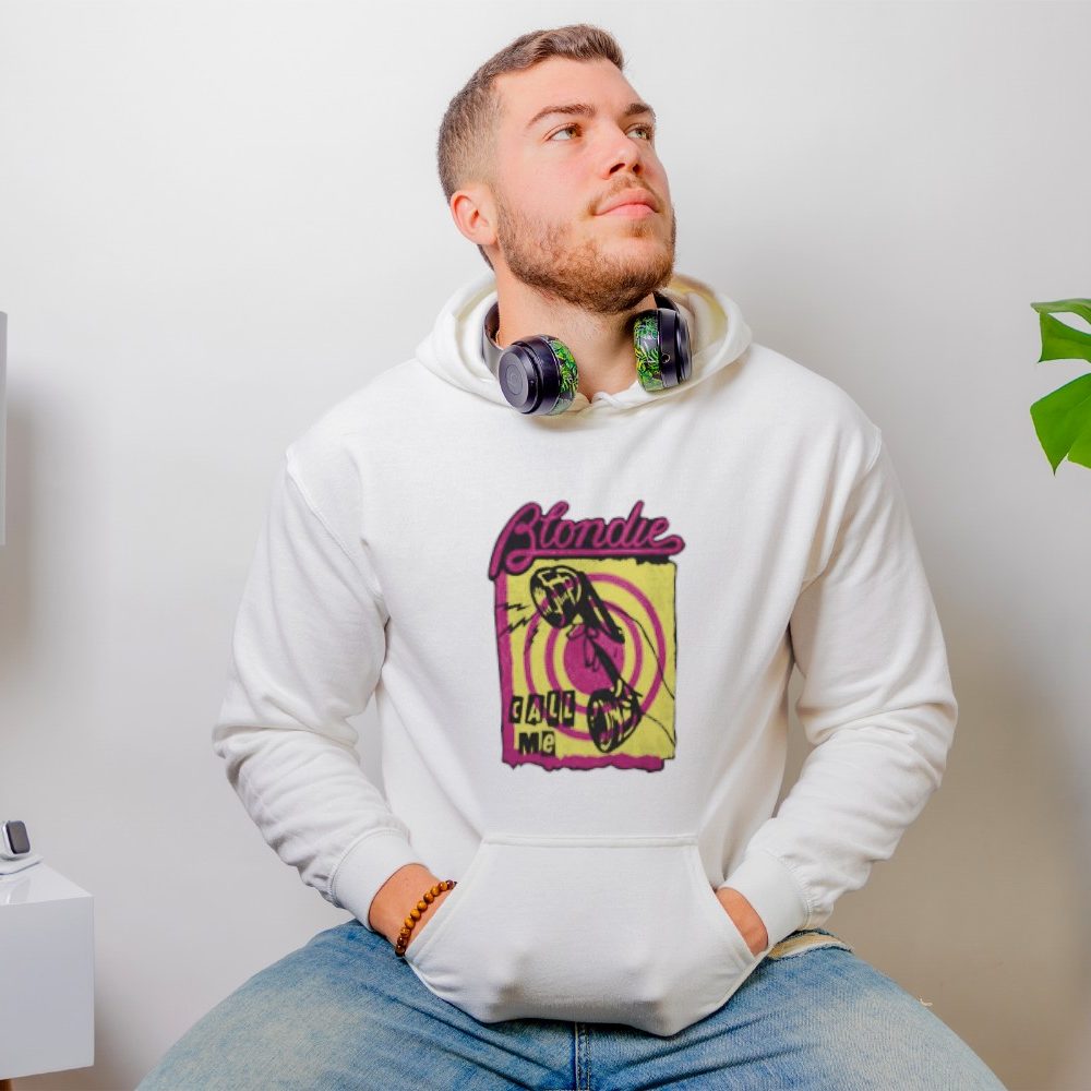 Sweat-shirt à capuche Homme Blondie avec un design de Blondie Call Me