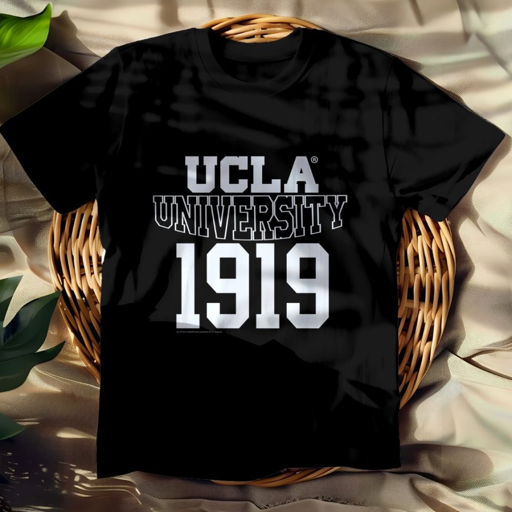 T-shirt Femme UCLA avec un design de UCLA University 1919 blanc