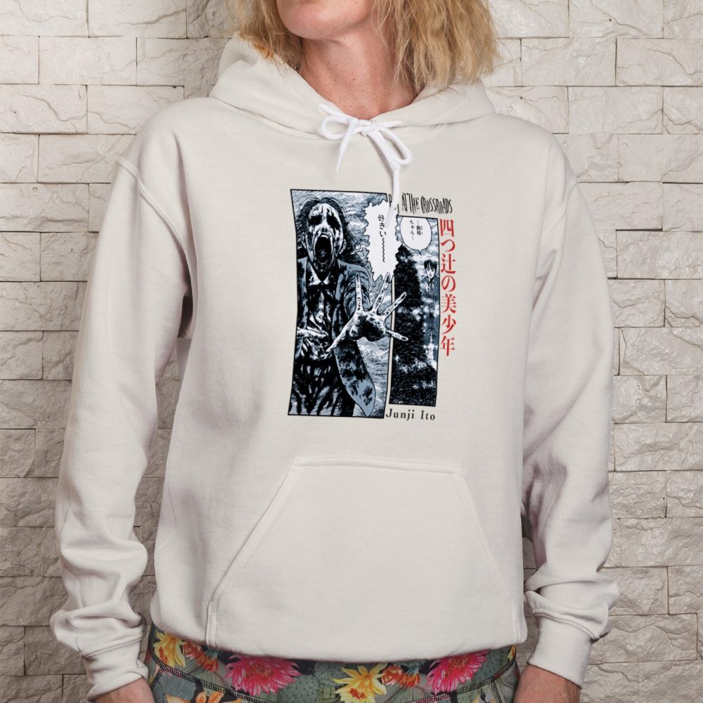 Sweat-shirt à capuche Femme Junji Ito Collection avec un design de Junji Ito Collection Crossroads BD
