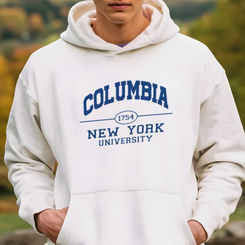 Sweat-shirt à capuche Homme Columbia avec un design de Columbia 1754 bleu navy